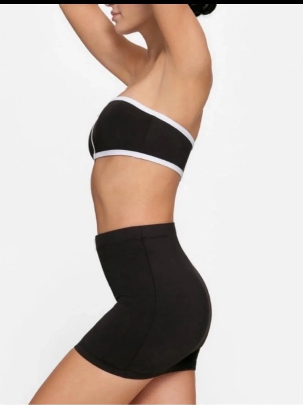 SKIMS Swim skirt AND high waisted thong
